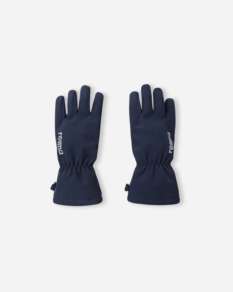 Reima Softshell Gloves; Tehden Navy-Yttertøy-Reima-Junior Barneklær