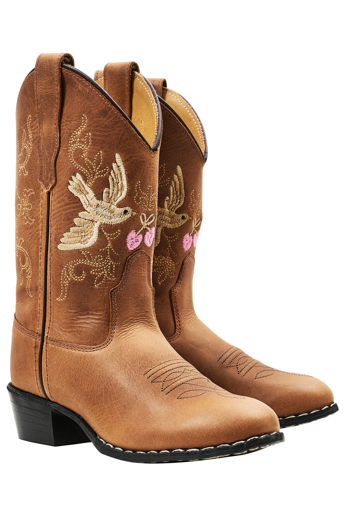 Copenhagen Cowboy Boots - Cognac Dove-Sko-Copenhagen-Junior Barneklær