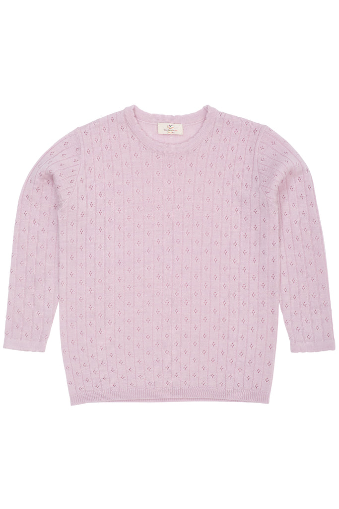 Copenhagen Merino Pointelle Genser-Bluse-Copenhagen-Junior Barneklær