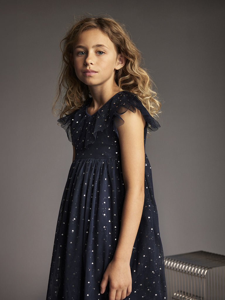 Creamie Dress Mesh-Kjole-Creamie-Junior Barneklær