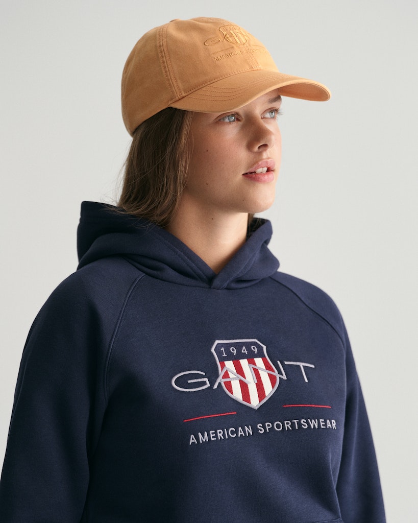 Gant Archive Shield Hoodie-Genser-Gant-Junior Barneklær