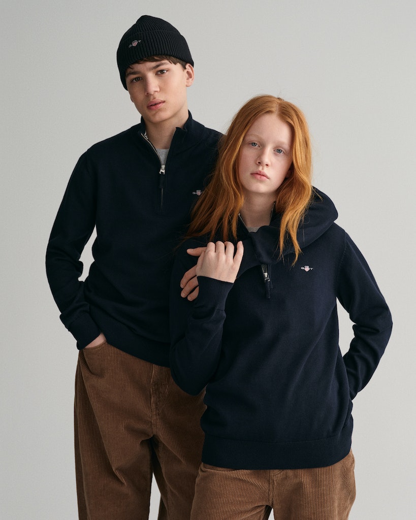 Gant Shield Bomull Half-zip-Genser-Gant-Junior Barneklær