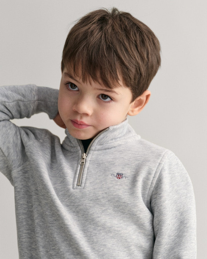 Gant Shield Half Zip Sweat-Genser-Gant-Junior Barneklær