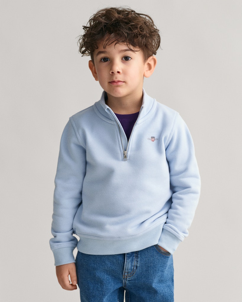 Gant Shield Half Zip Sweat-Genser-Gant-Junior Barneklær