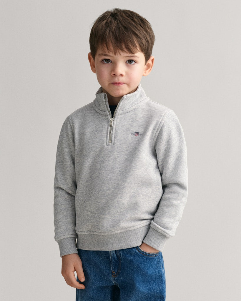 Gant Shield Half Zip Sweat-Genser-Gant-Junior Barneklær