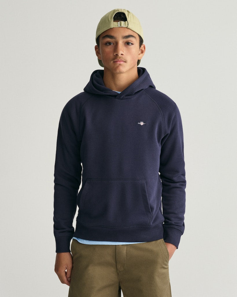 Gant Shield Hoodie-Genser-Gant-Junior Barneklær