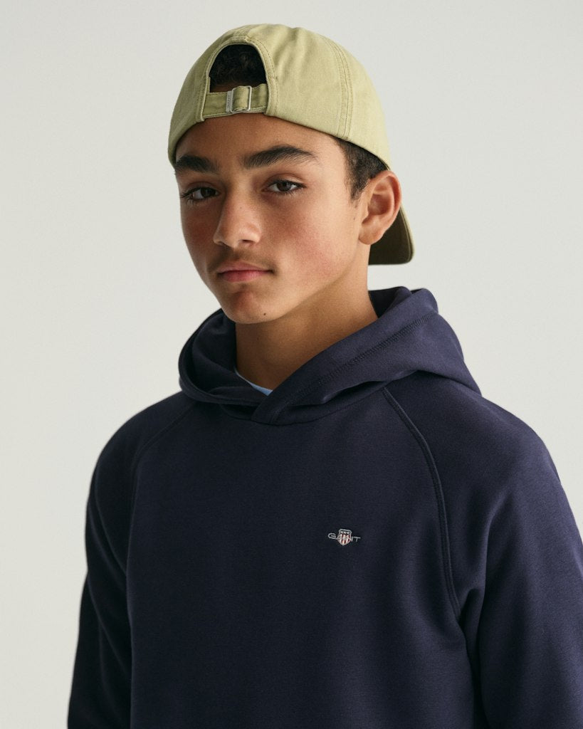 Gant Shield Hoodie-Genser-Gant-Junior Barneklær