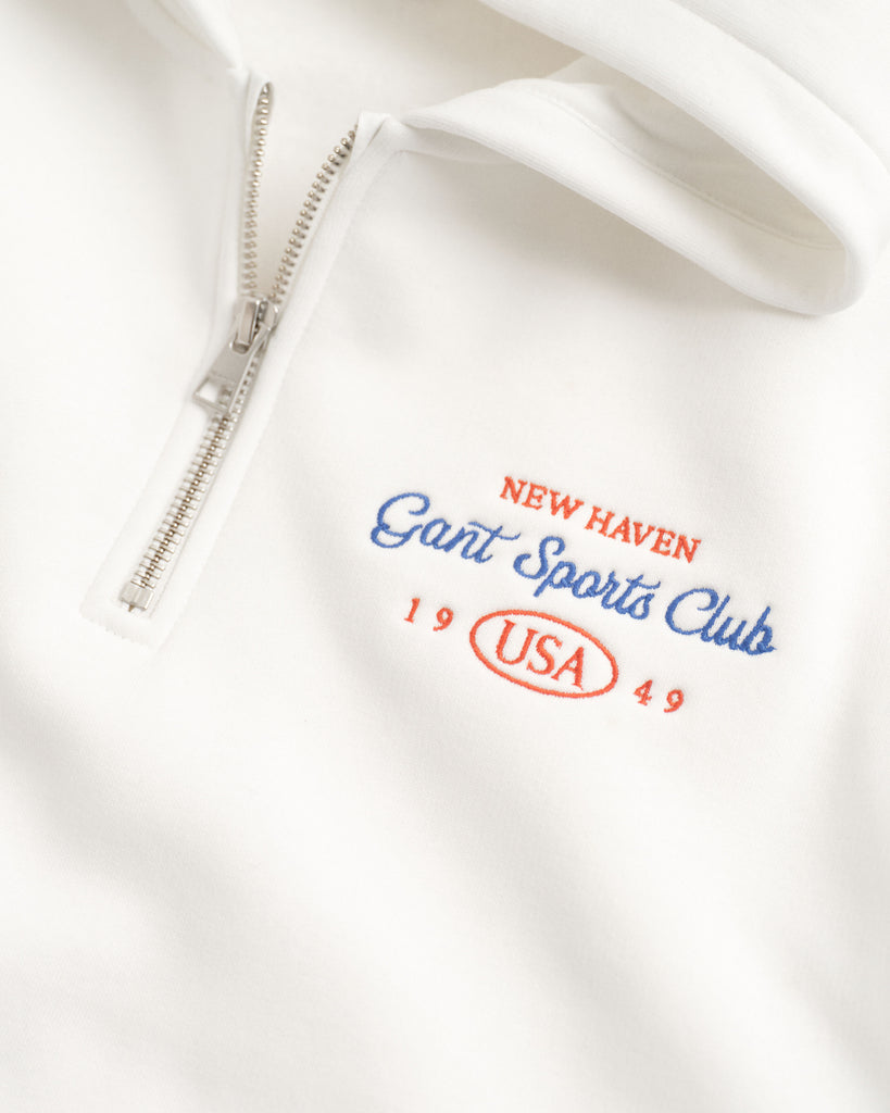 Gant Sport Club Graphic Half-zip Hettegenser-Genser-Gant-Junior Barneklær