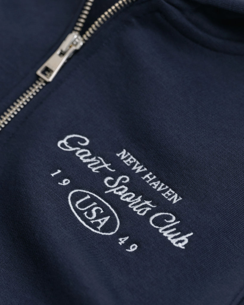 Gant Sport Club Graphic Half-zip Hettegenser-Genser-Gant-Junior Barneklær