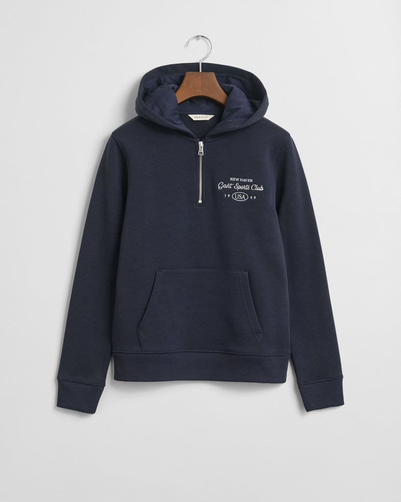 Gant Sport Club Graphic Half-zip Hettegenser-Genser-Gant-Junior Barneklær