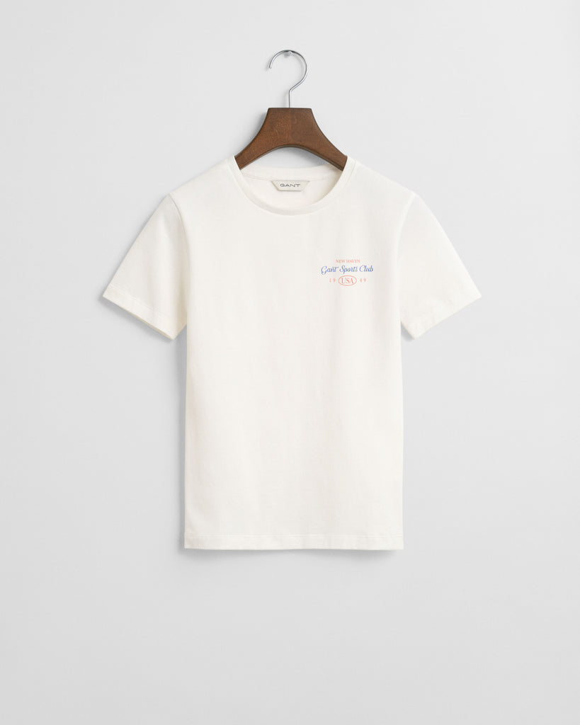 Gant Sports Club Graphic T-skjorte-T-skjorte-Gant-Junior Barneklær