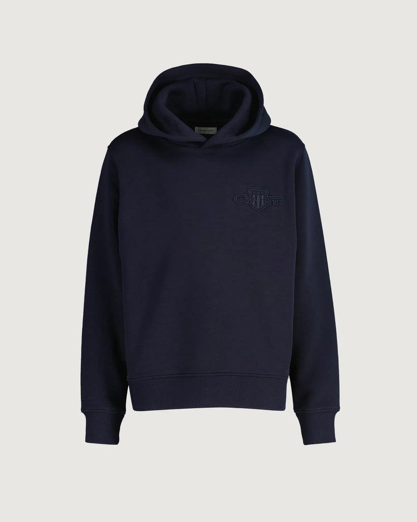Gant Tonal Hoodie-Genser-Gant-Junior Barneklær