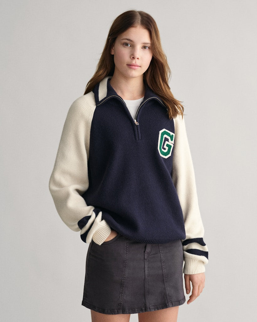 Gant Varsity Knitted Sweater-Genser-Gant-Junior Barneklær