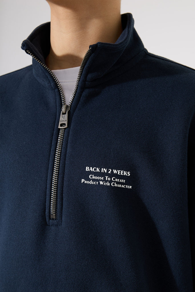 Garcia Half-zip College-Genser-Garcia-Junior Barneklær