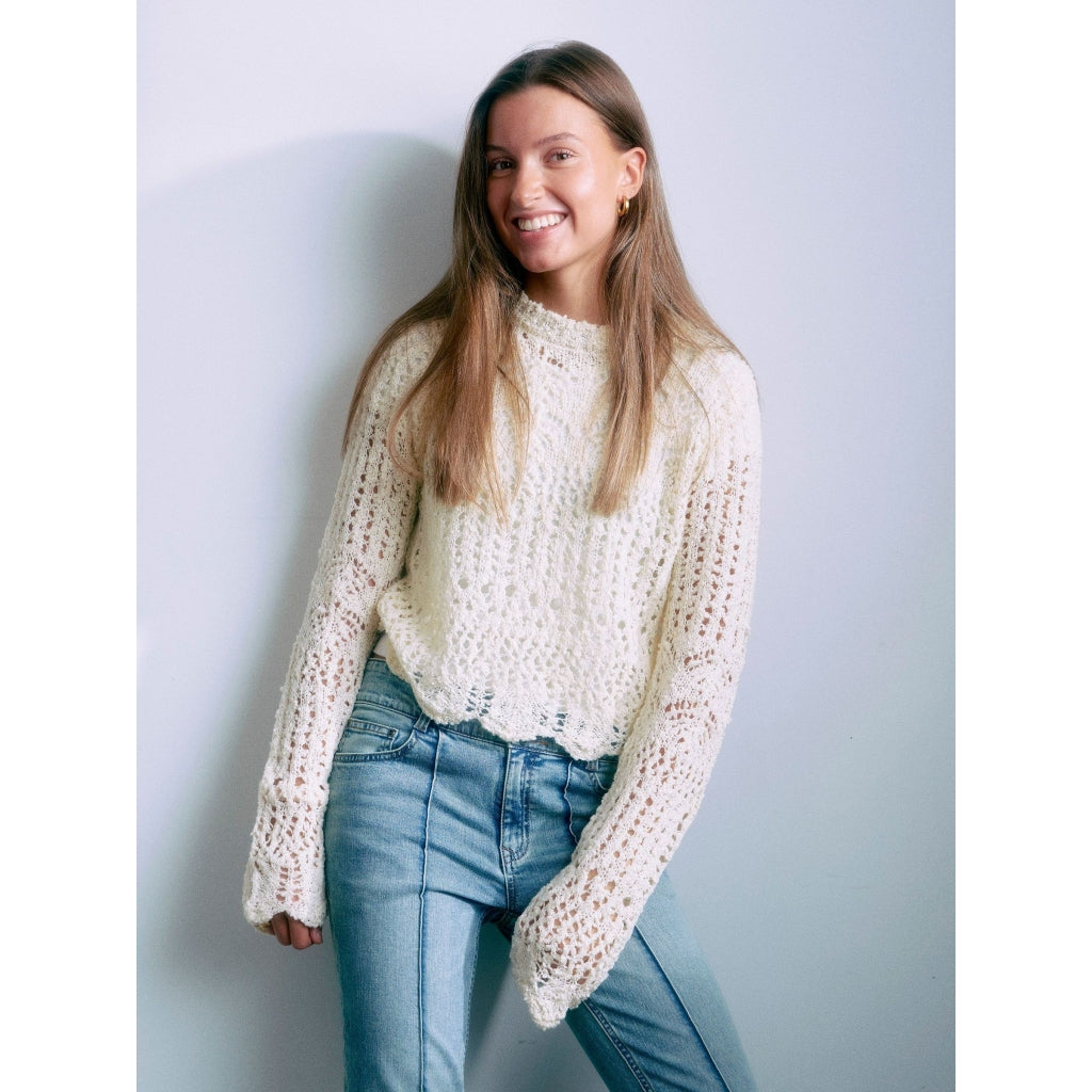 Grunt Alga Strikk-Genser-Grunt-Junior Barneklær