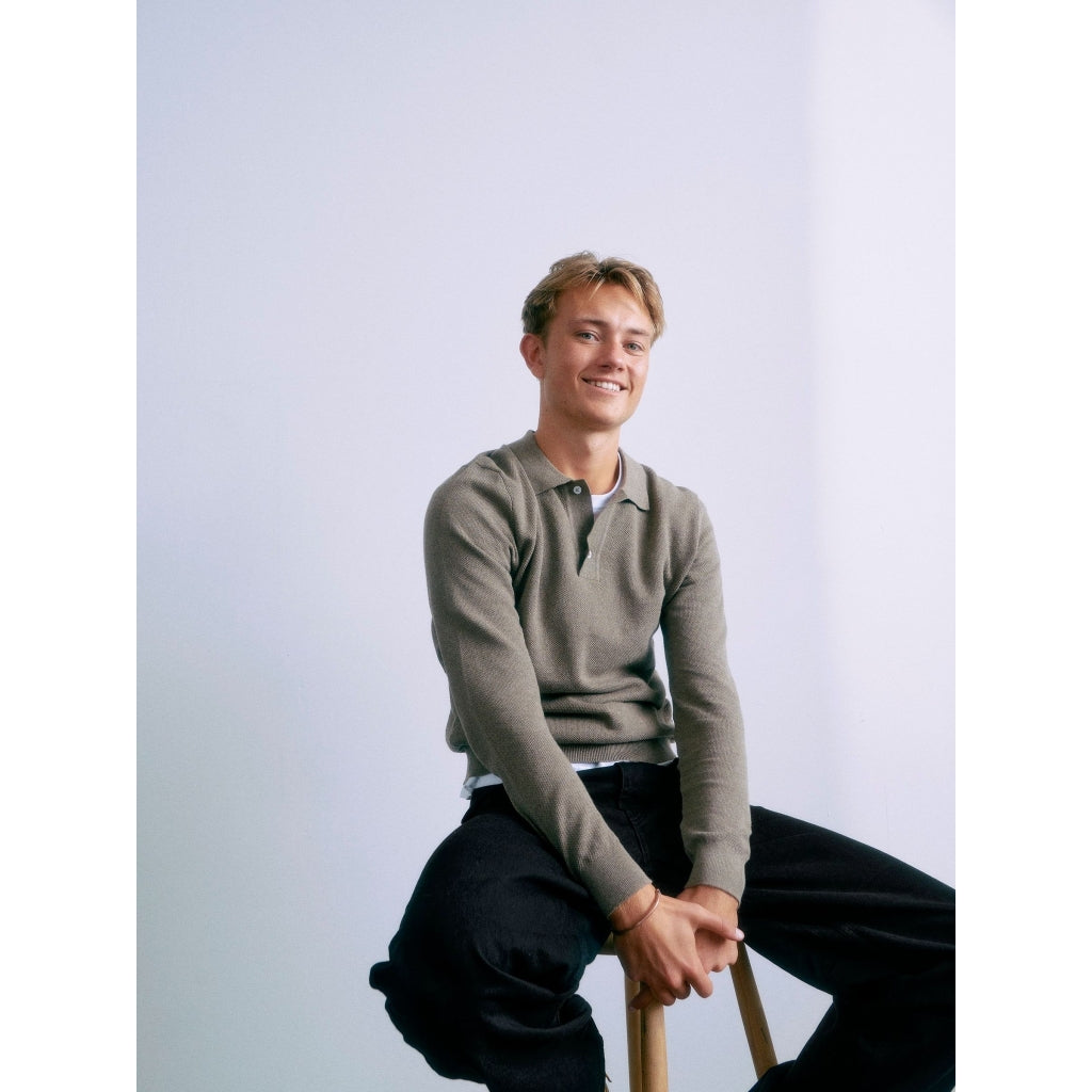 Grunt Ham Polo Strikk-Genser-Grunt-Junior Barneklær