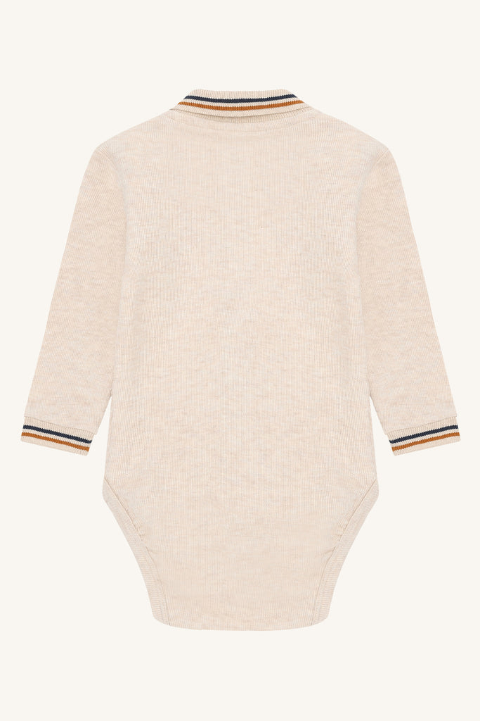 Hust&Claire Boye Polo Stripes Body-Body-Hust&Claire-Junior Barneklær