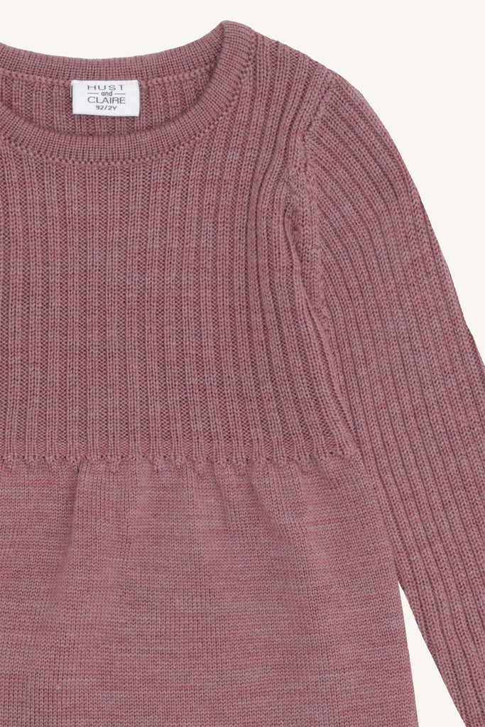 Hust&Claire Duri Ull Strikket Kjole-Kjole-Hust&Claire-Junior Barneklær