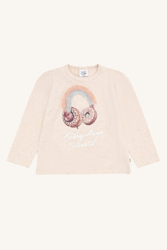 HustClaire Hcalma Headphones Longsleeve-T-skjorte-Hust&Claire-Junior Barneklær