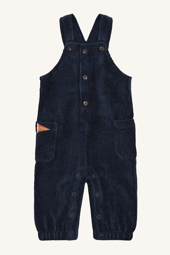 Hust&Claire Mads Ribbed Velour Overall-Bukse-Hust&Claire-Junior Barneklær