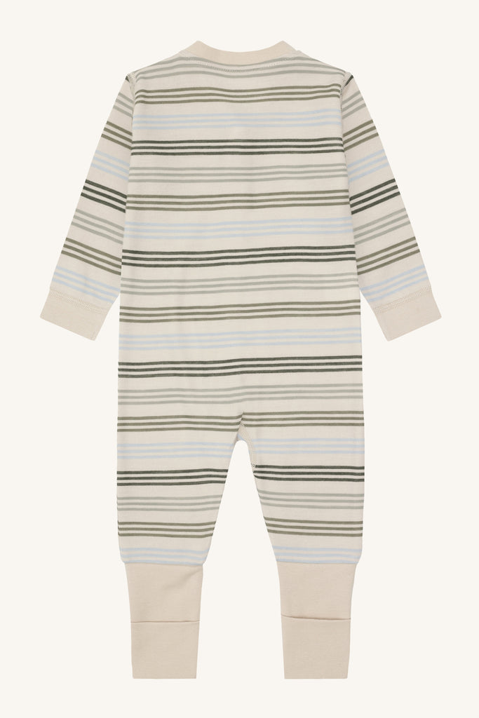 Hust&Claire Manu Zip 3 Stripes Heldrakt-Nattøy-Hust&Claire-Junior Barneklær