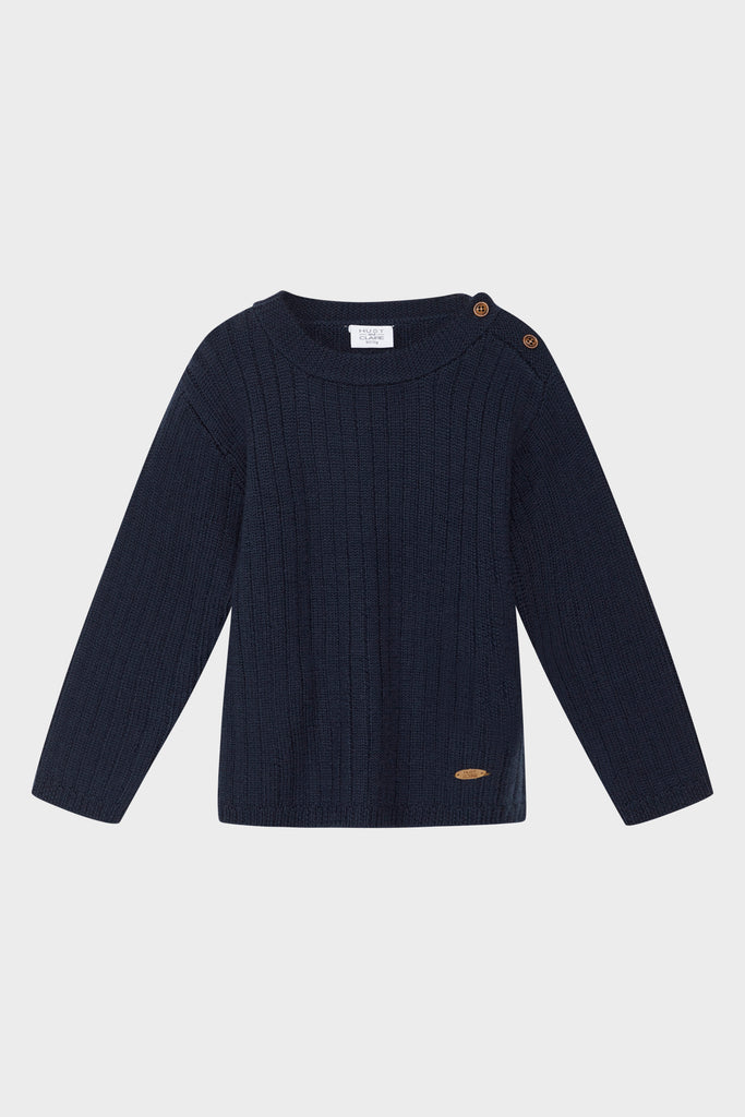 Hust&Claire Pil Ull Ribb Genser-Genser-Hust&Claire-Junior Barneklær