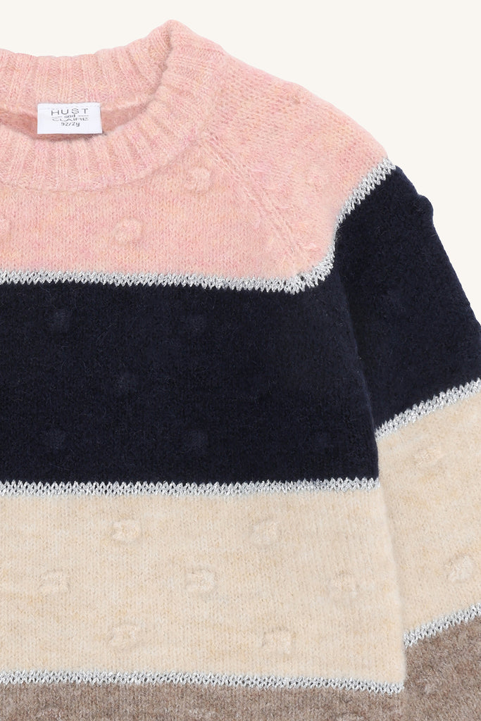 Hust&Claire Pippa Knit Strikkegenser-Genser-Hust&Claire-Junior Barneklær