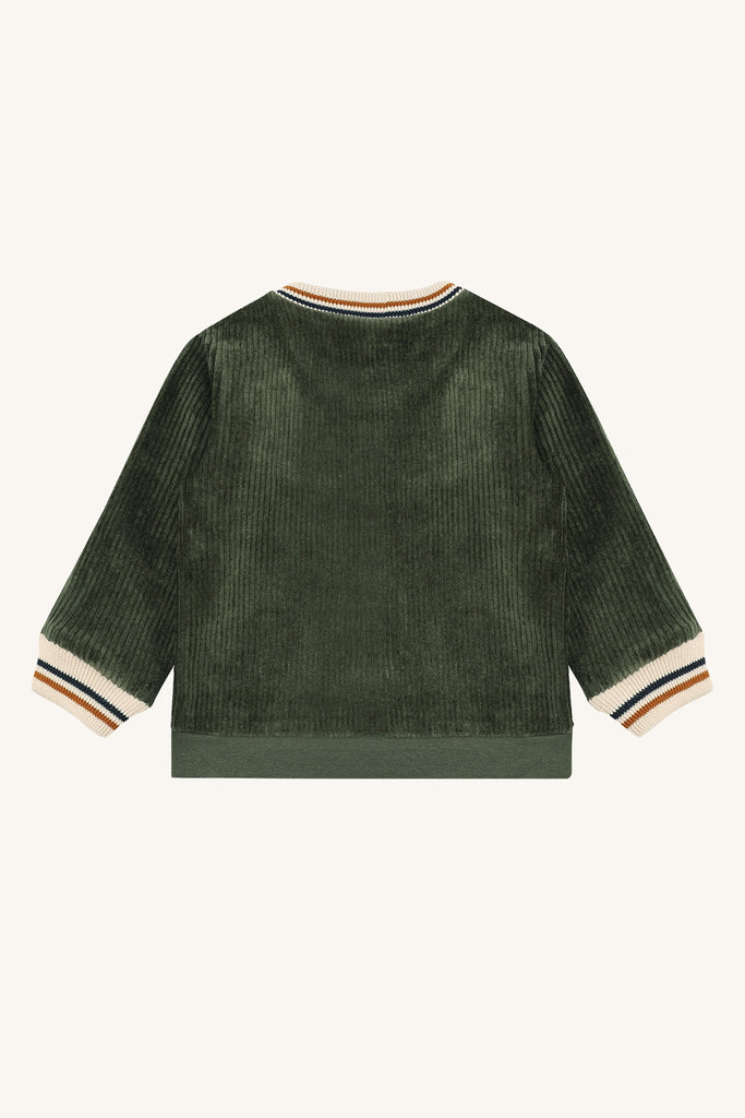 Hust&Claire Sofus Ribbed Velour-Genser-Hust&Claire-Junior Barneklær