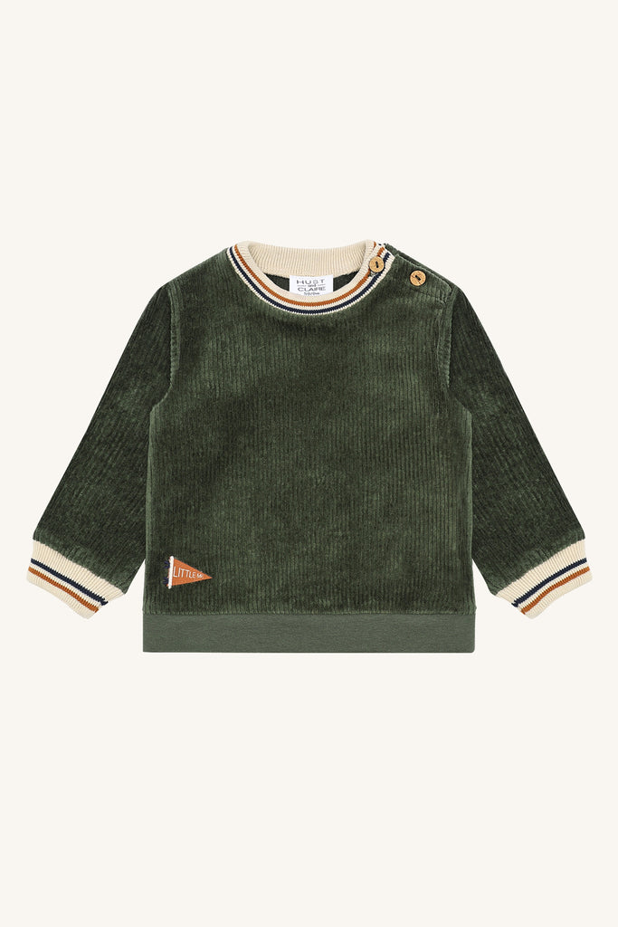 Hust&Claire Sofus Ribbed Velour-Genser-Hust&Claire-Junior Barneklær