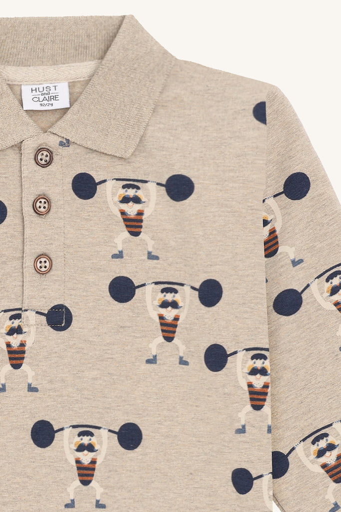 Hust&Claire Sune Strongman Pique-Genser-Hust&Claire-Junior Barneklær