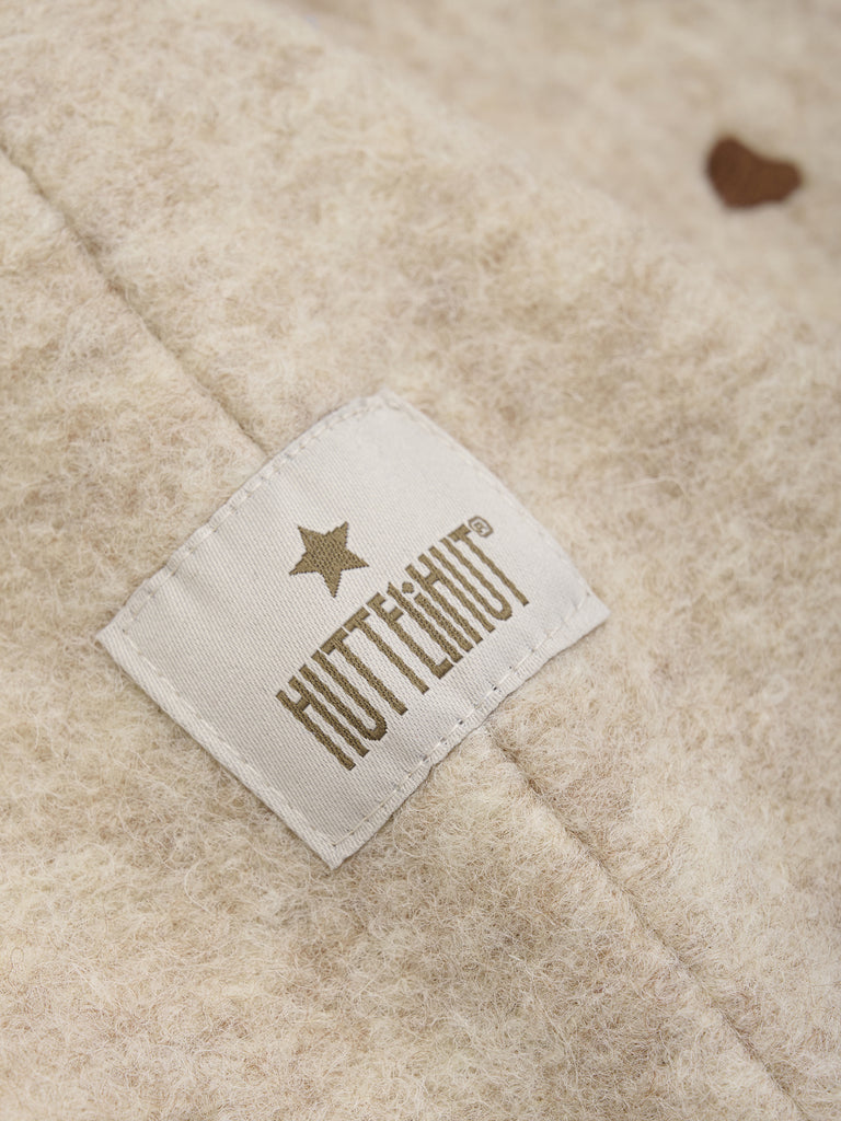 Huttelihut Balaclava All Over Emb. Wool-Hodeplagg-Huttelihut-Junior Barneklær