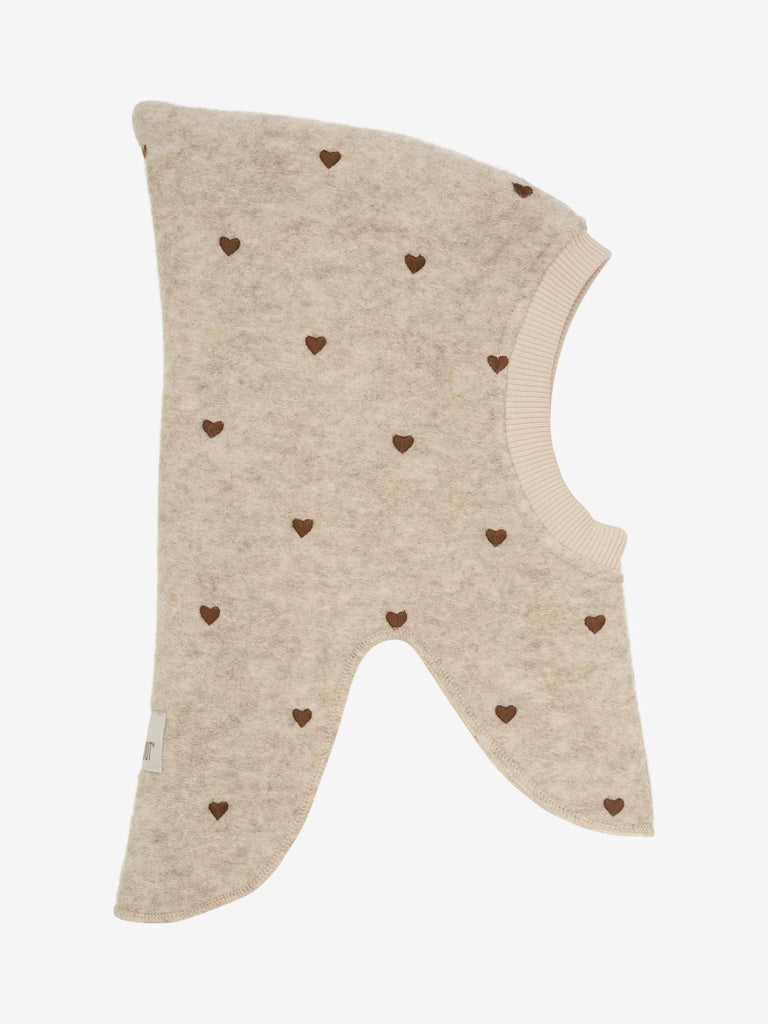 Huttelihut Balaclava All Over Emb. Wool-Hodeplagg-Huttelihut-Junior Barneklær