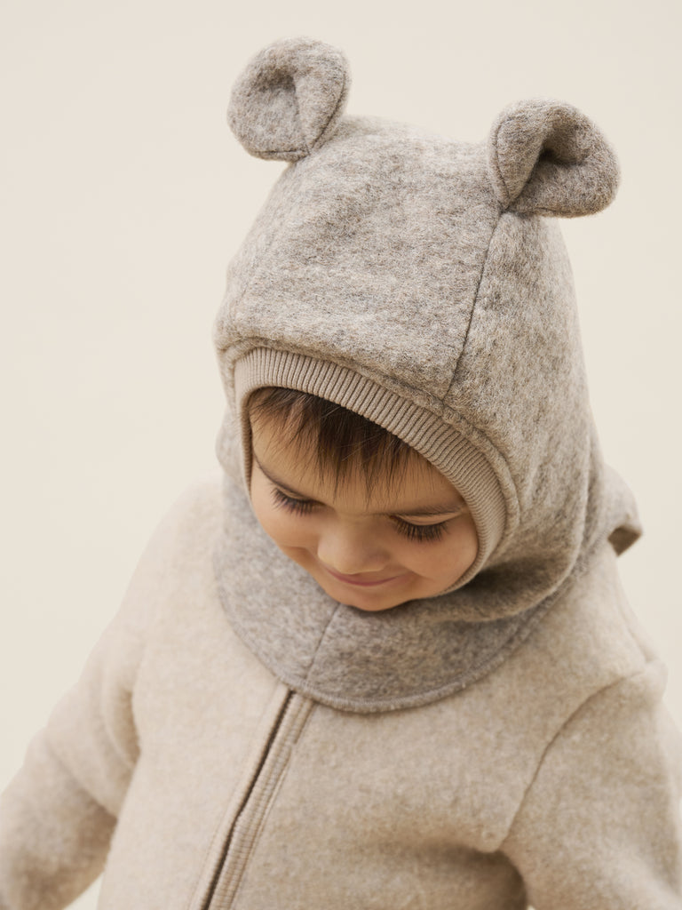 Huttelihut Balaclava Ears Wool-Hodeplagg-Huttelihut-Junior Barneklær