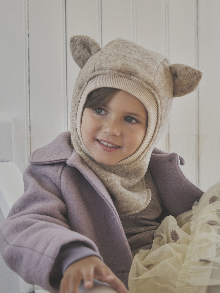 Huttelihut Balaclava Ears Wool-Hodeplagg-Huttelihut-Junior Barneklær