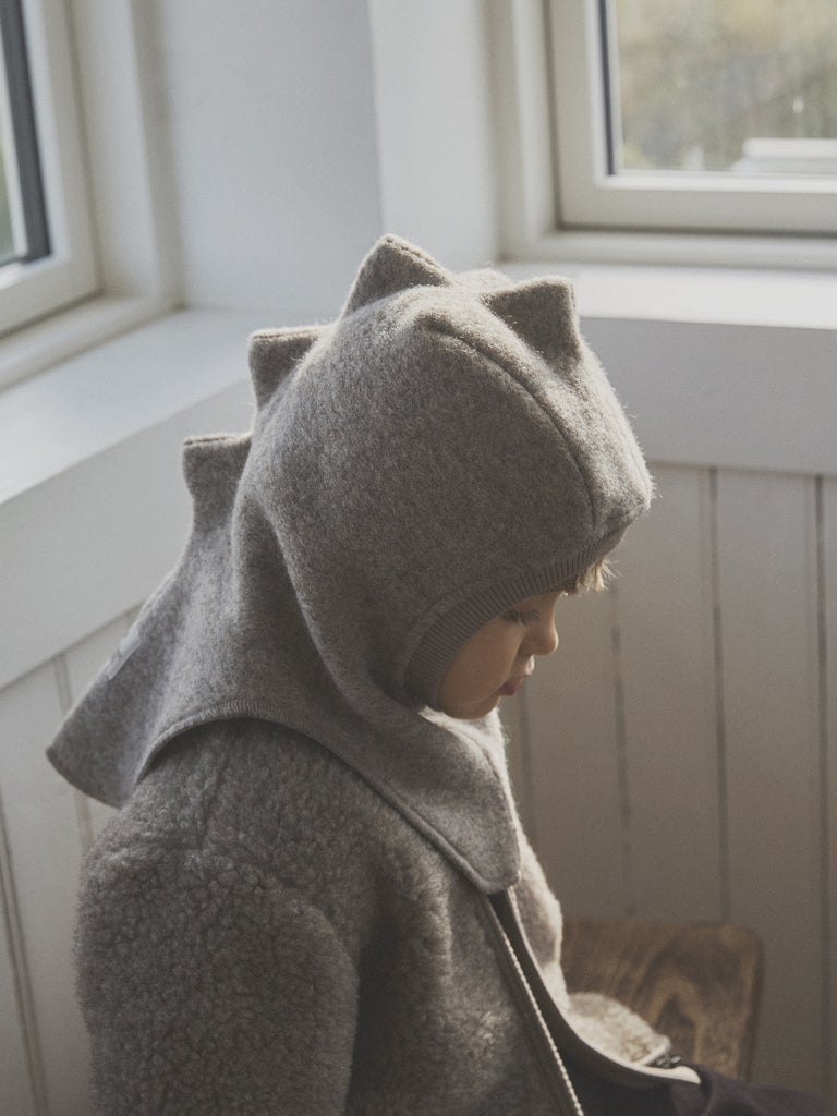 Huttelihut Balaclava Triangles Wool-Hodeplagg-Huttelihut-Junior Barneklær