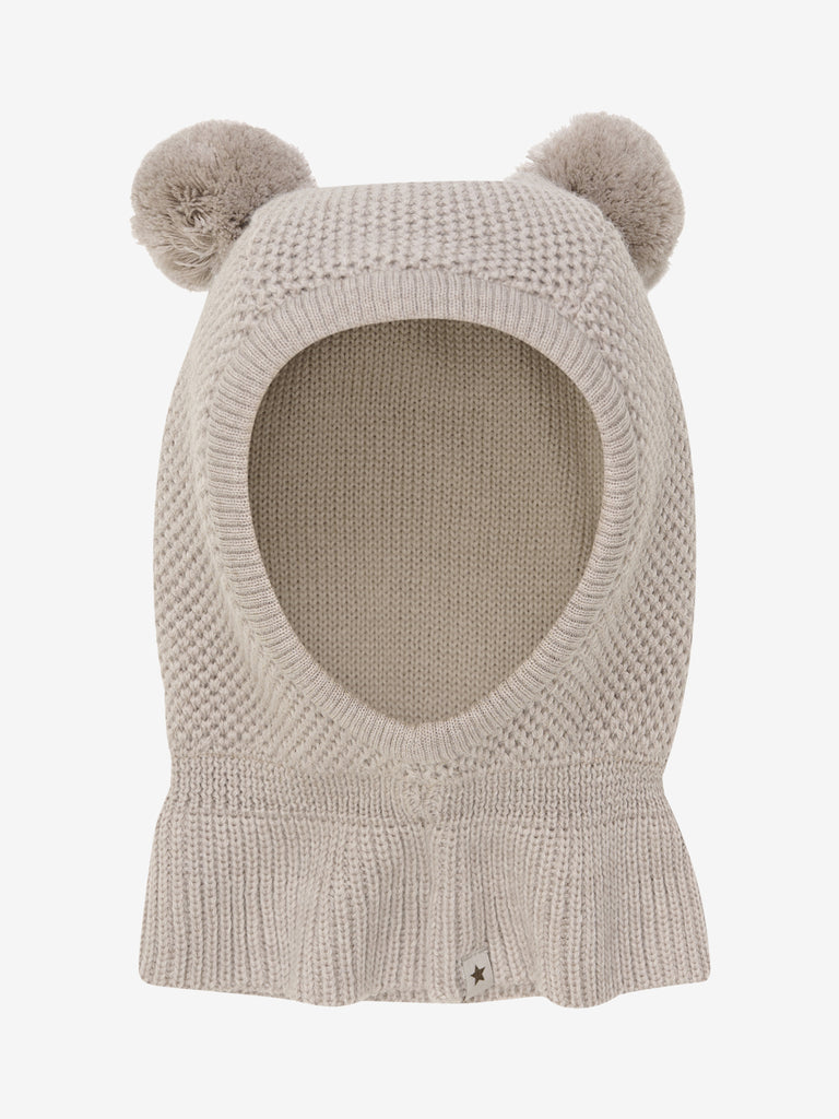 Huttelihut Balaclava Windstop Pompoms-Hodeplagg-Huttelihut-Junior Barneklær