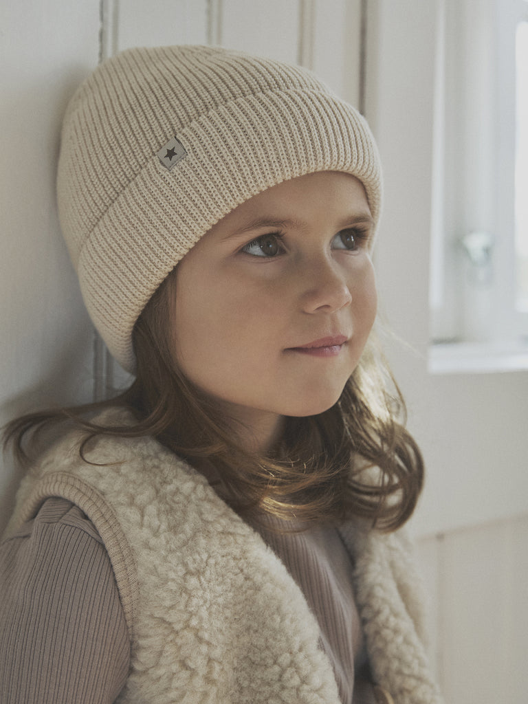 Huttelihut Beanie Wool Knit-Hodeplagg-Huttelihut-Junior Barneklær
