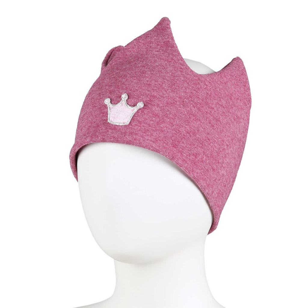 Kivat Kronepannebånd I Cotwool Med Vindstopper; Kronelogo - Plomme-Hodeplagg-Kivat-Junior Barneklær