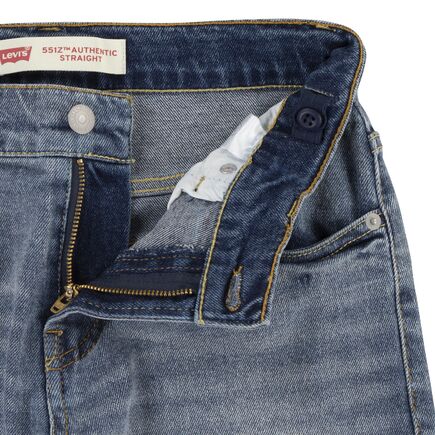 Levis 551Z Authentic Straight Jeans-Jeans-Levis-Junior Barneklær