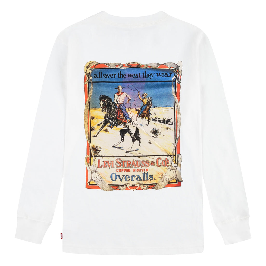 Levis Giddy Up Longsleeve-T-skjorte-Levis-Junior Barneklær