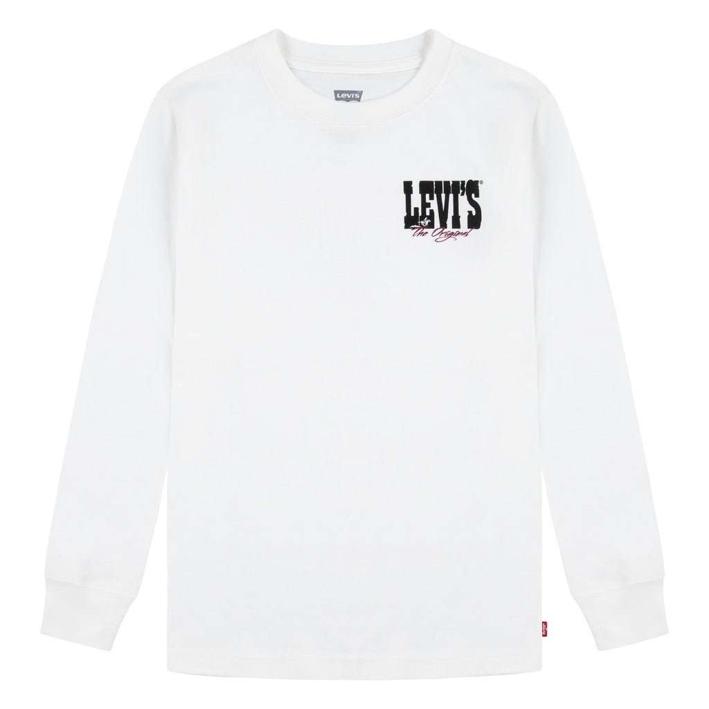 Levis Giddy Up Longsleeve-T-skjorte-Levis-Junior Barneklær