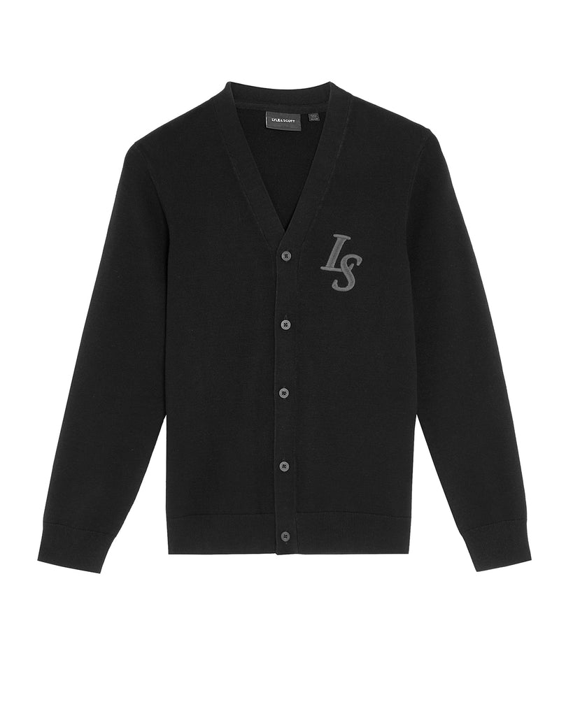 Lyle&Scott L&S Monogram Cardigan-Genser-Lyle & Scott-Junior Barneklær