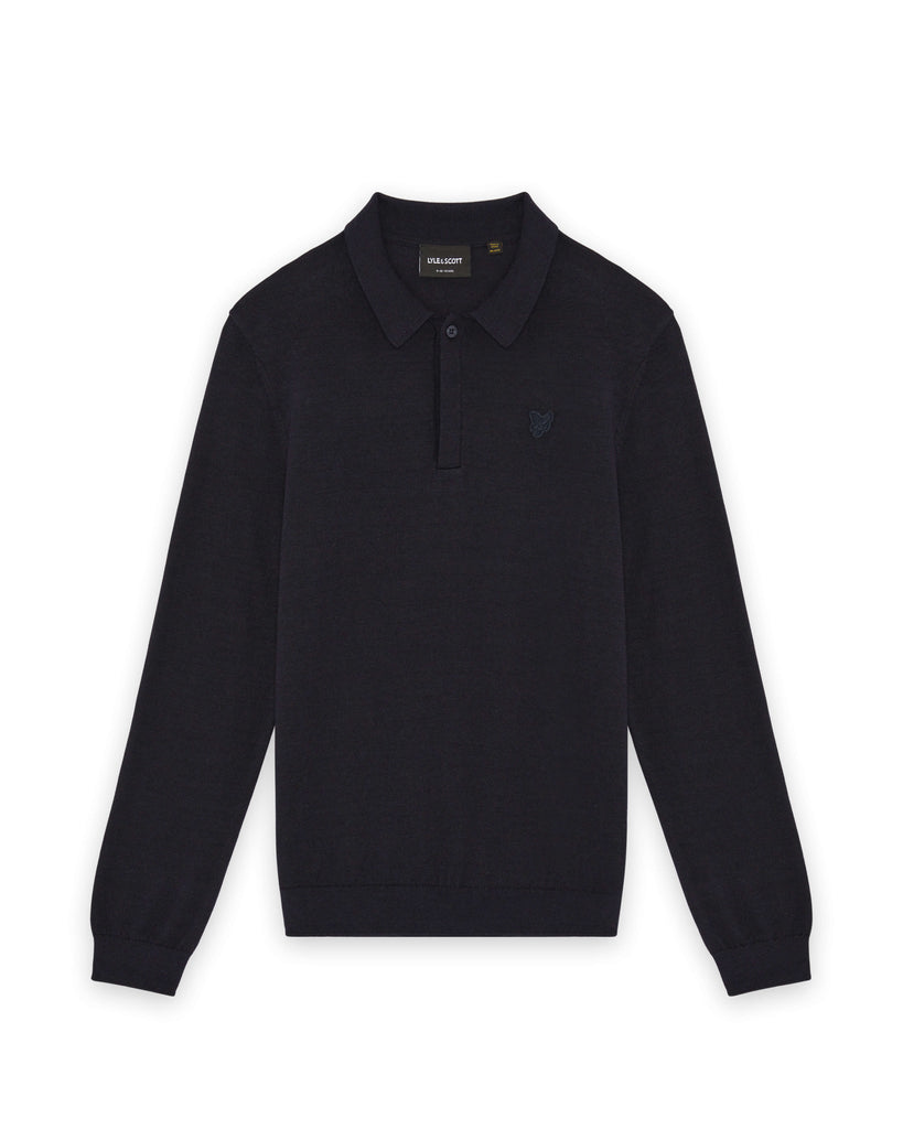 Lyle&Scott Langermet Strikket Pique-Skjorte-Lyle & Scott-Junior Barneklær