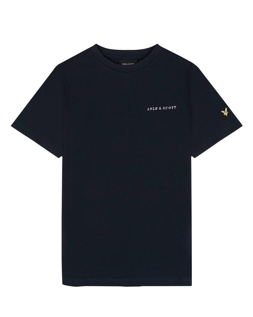 Lyle&Scott Script Embroidered T-skjorte-T-skjorte-Lyle & Scott-Junior Barneklær