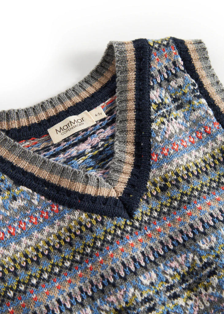 MarMar Taj - Strikkevest-Genser-MarMar-Junior Barneklær