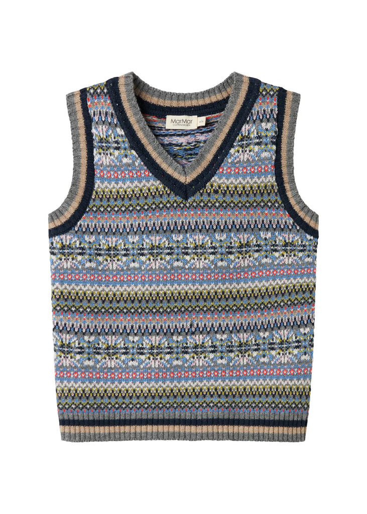 MarMar Taj - Strikkevest-Genser-MarMar-Junior Barneklær