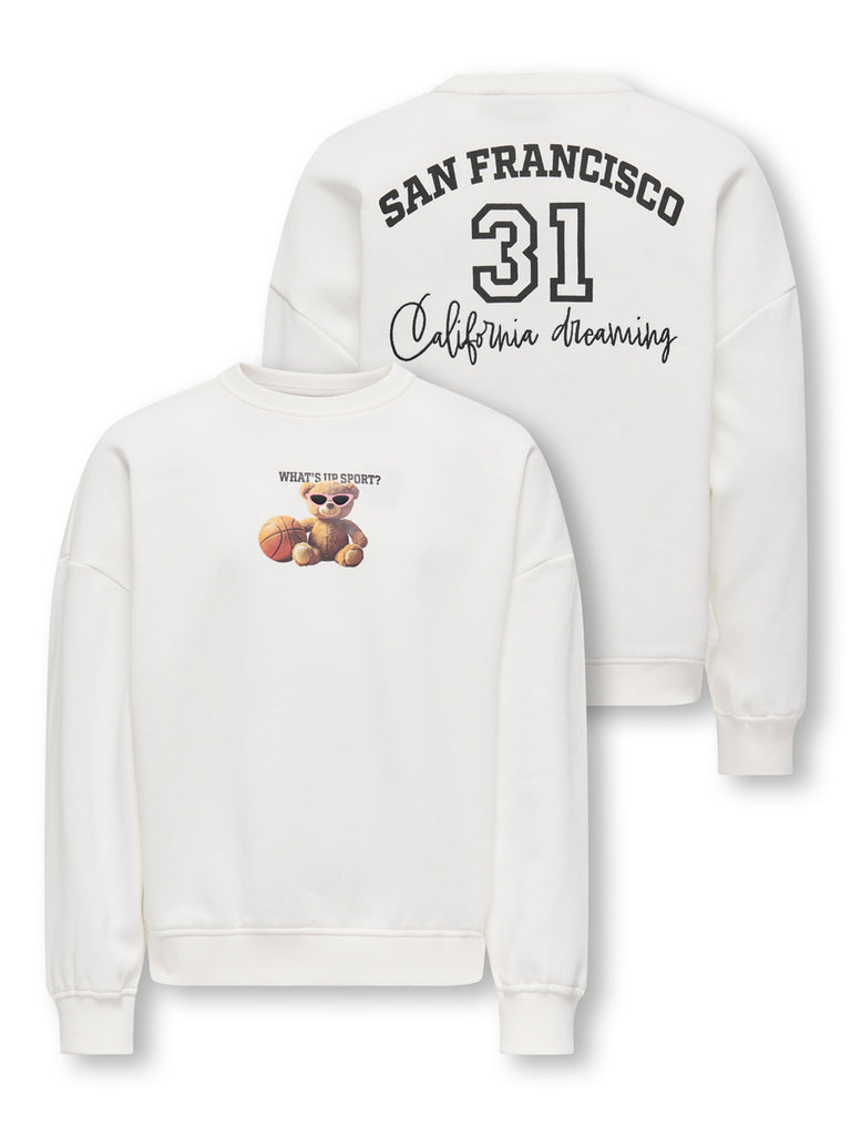 Only Bila Collegegenser-Genser-Only-Junior Barneklær