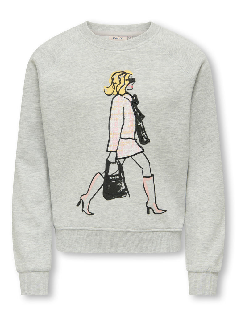 Only Collegegenser-Genser-Only-Junior Barneklær