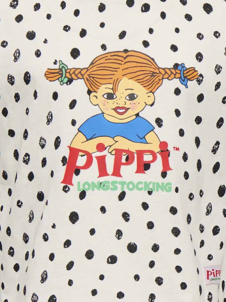 Only Pippi Life T-skjorte-T-skjorte-Only-Junior Barneklær