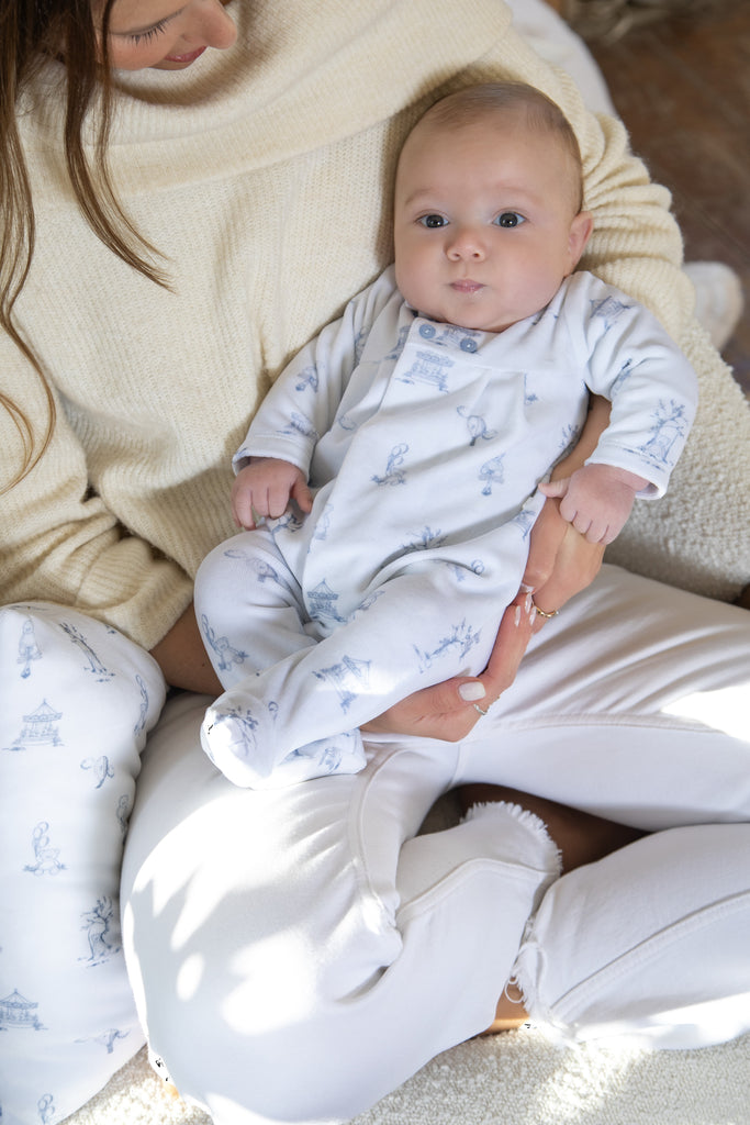 Patachou Babygrow - Pure Blue - Inverno 2025-Body-Patachou-Junior Barneklær